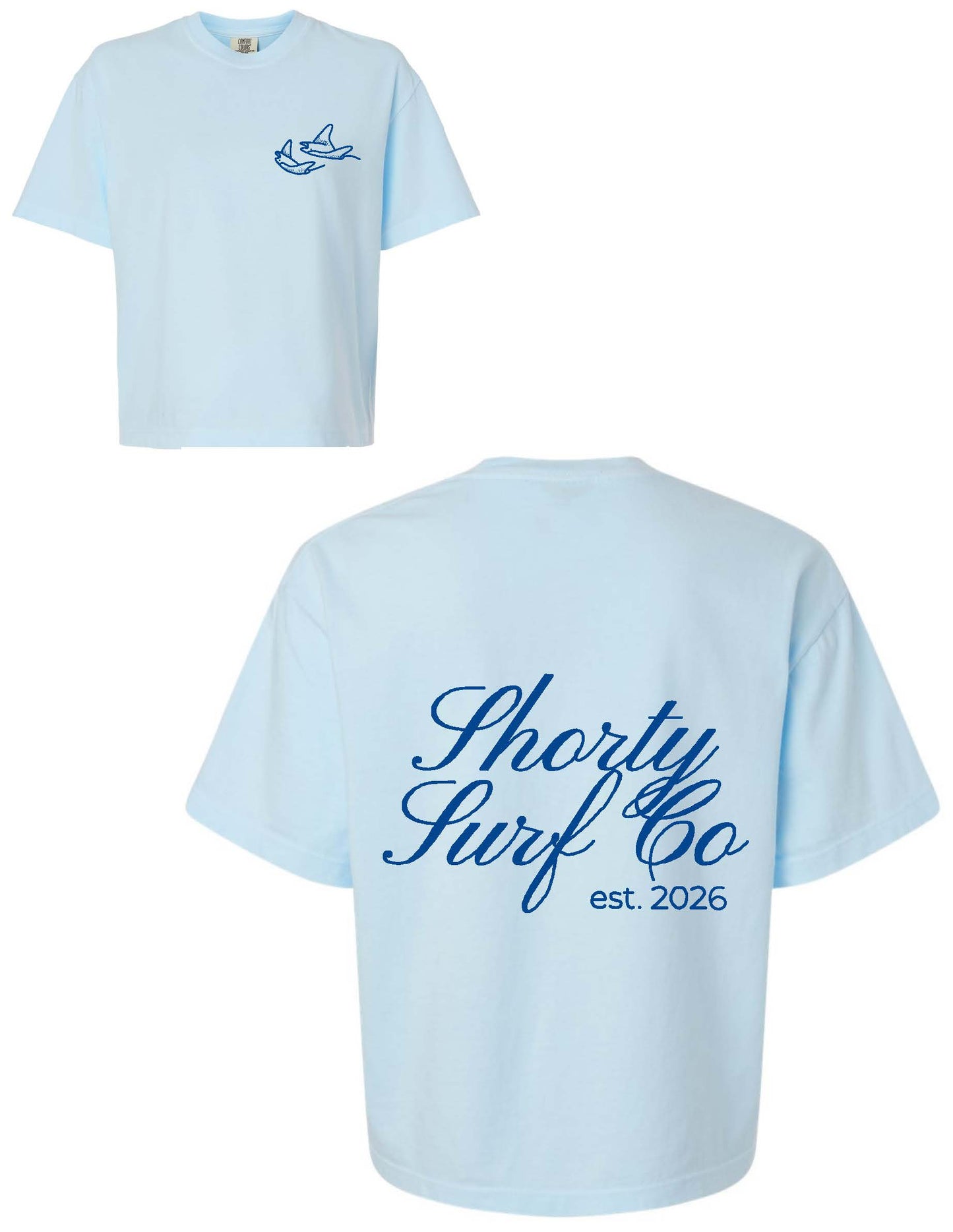 Shorty Surf Co Signature Crop Tee