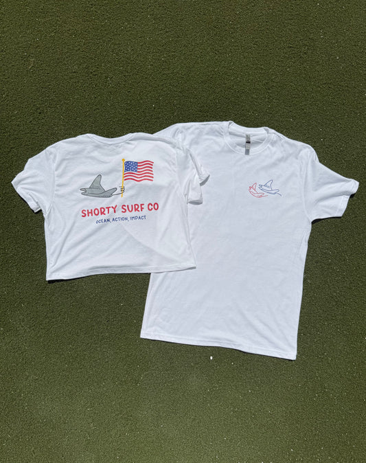 Shorty Surf Co Patriotic Tee